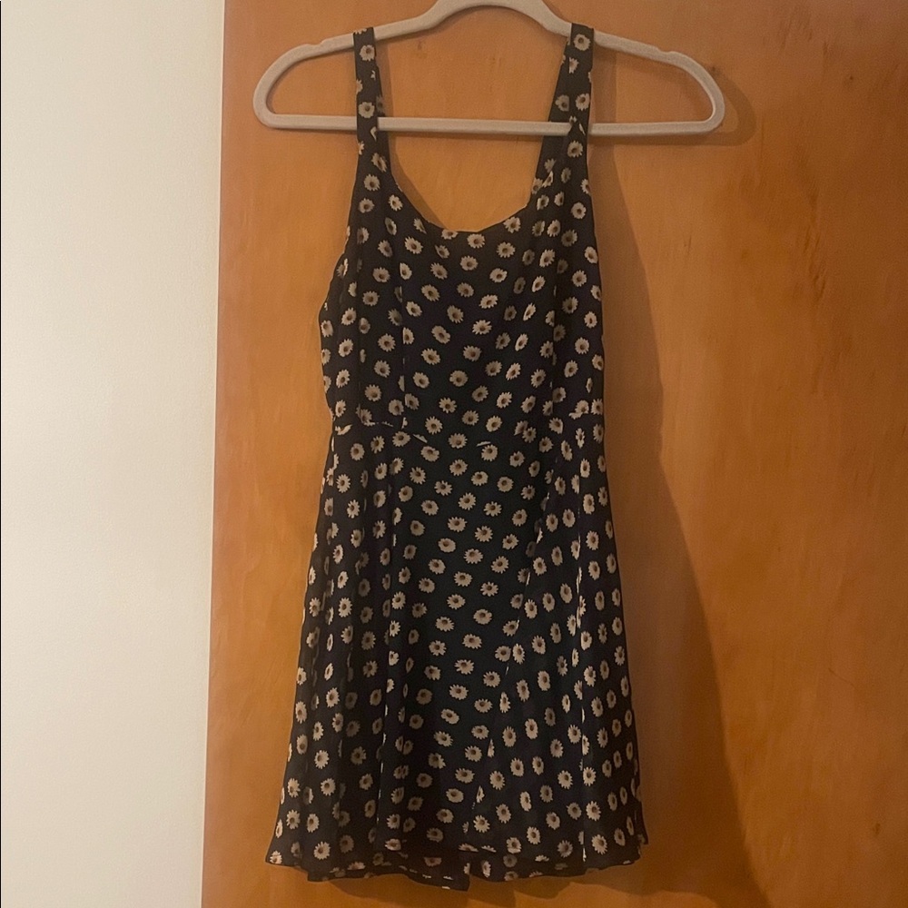 UO Navy Flower dress